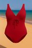 Picture of PLUS SIZE WINE TUMMY CONTROL SWIM SUIT